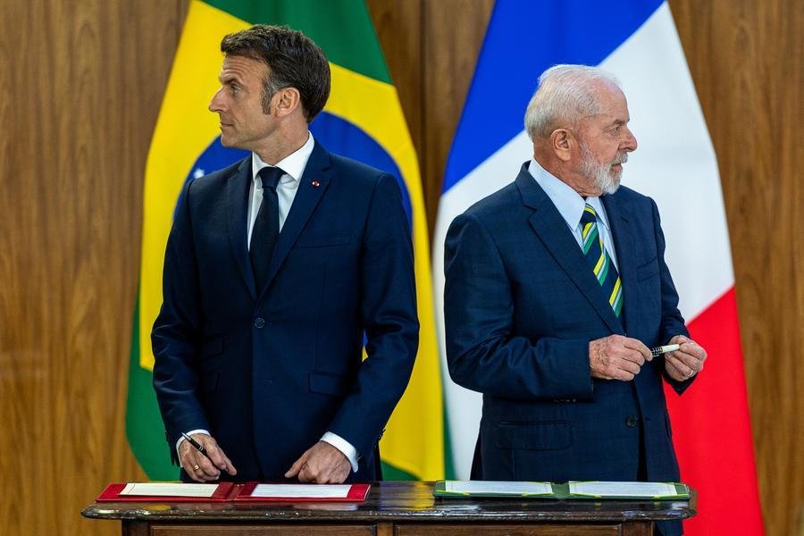 Macron tem encontro com Lula