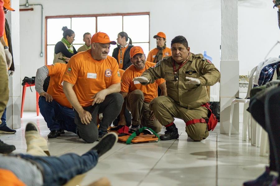 Atividade ocorreu na Horta Comunit&aacute;ria Uni&atilde;o na  Vila dos Oper&aacute;rios
