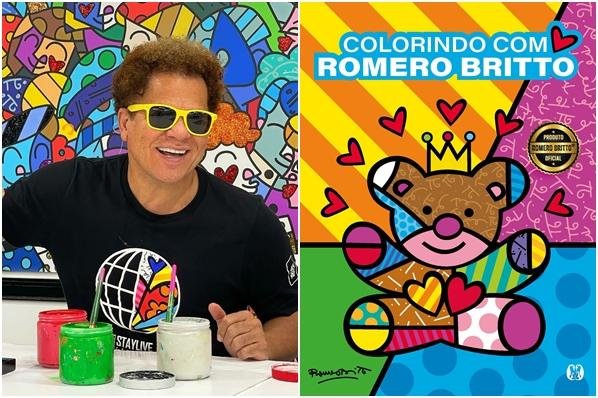 "Colorindo com Romero Britto&rdquo; foi lan&ccedil;ado durante a Bienal do Livro Rio 2025
