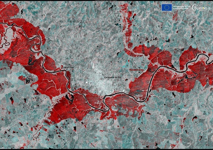 Imagens de sat&eacute;lite foram divulgadas nesta sexta-feira