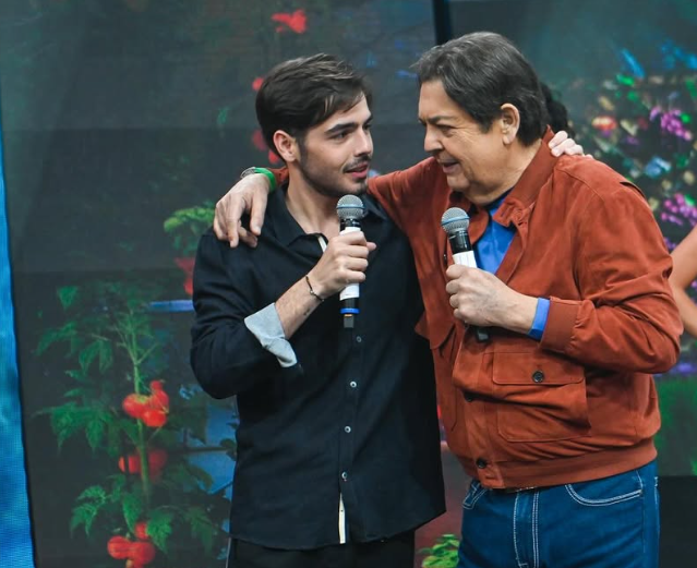 Jo&atilde;o Silva, filho de Faust&atilde;o, fez uma homenagem de Dia dos Pais