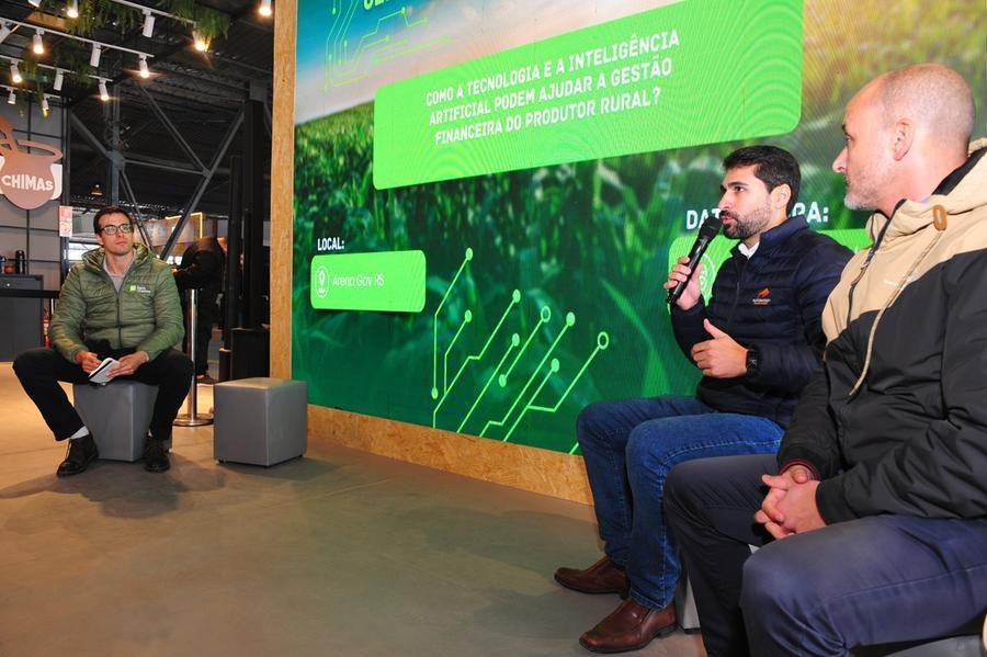 Especialistas falaram sobre o uso da tecnologia na gest&atilde;o financeira durante a Expointer