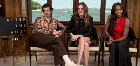 Atores Andrew Garfield, Julia Roberts e Ayo Edebiri