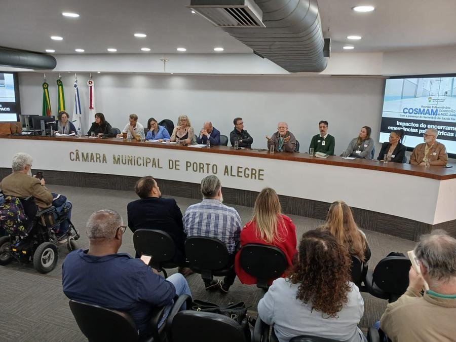 Audi&ecirc;ncia foi convocada diante da preocupa&ccedil;&atilde;o com o impacto do encerramento dos atendimentos emergenciais em sa&uacute;de mental em Porto Alegre