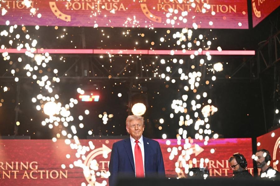 Trump prestou homenagem a Kirk