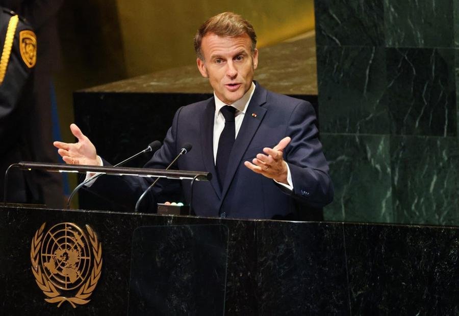 Macron aplaude "mensagem clara" de Trump sobre Ucr&acirc;nia