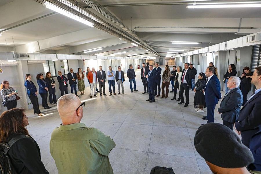 Partes vistoriaram todas as salas e &aacute;reas reformadas da Usina do Gas&ocirc;metro durante visita t&eacute;cnica