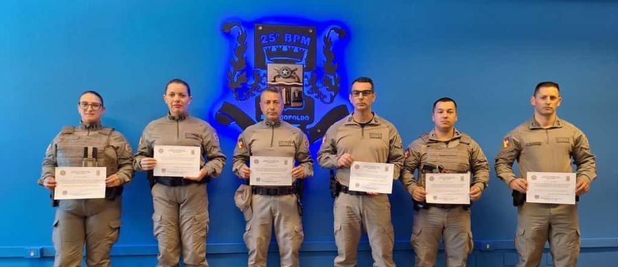 Efetivo do 25&ordm; BPM teve trabalho reconhecido em evento da Brigada Militar