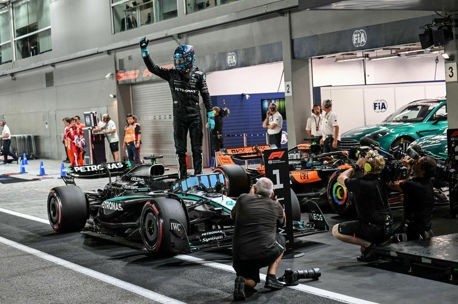 Russell conquistou a pole position para o Grande Pr&ecirc;mio de Singapura de F&oacute;rmula 1