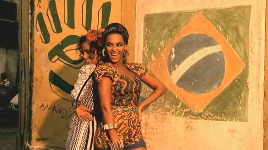 Beyonc&eacute; e Alicia Keys gravaram um videoclipe da can&ccedil;&atilde;o Put It in a Love Song no Rio de Janeiro