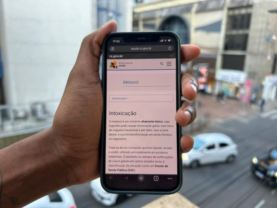 P&aacute;gina da SES re&uacute;ne informa&ccedil;&otilde;es sobre a crise de metanol