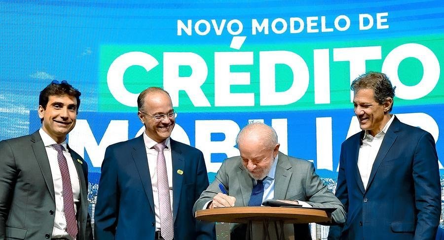 Lula anunciou um novo modelo de cr&eacute;dito imobili&aacute;rio no pa&iacute;s