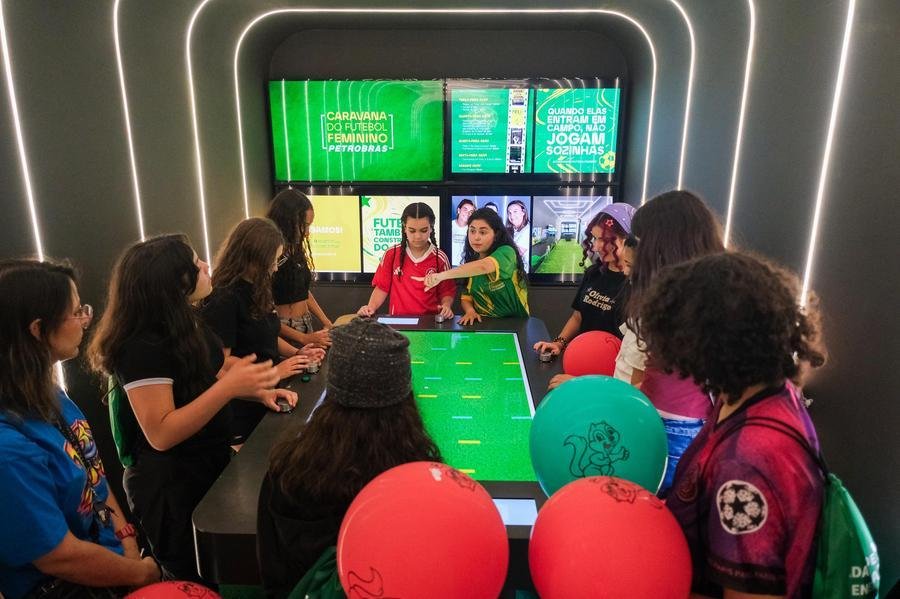 Caravana do Futebol Feminino est&aacute; no Parque Marinha do Brasil