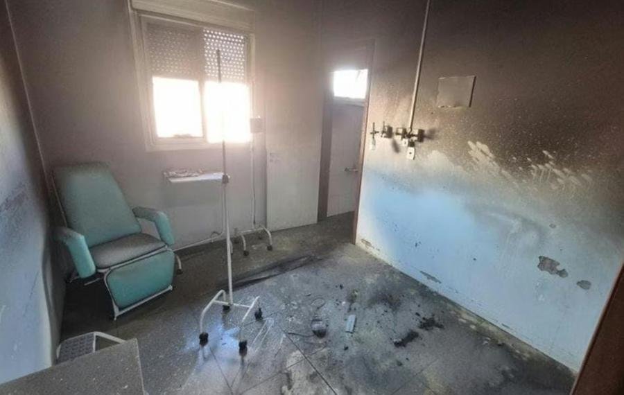 Instala&ccedil;&atilde;o ficou parcialmente destru&iacute;da