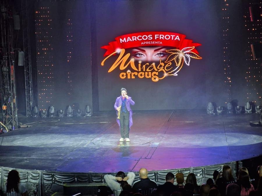 O circo est&aacute; instalado no estacionamento do Centro de Eventos da Fenadoce