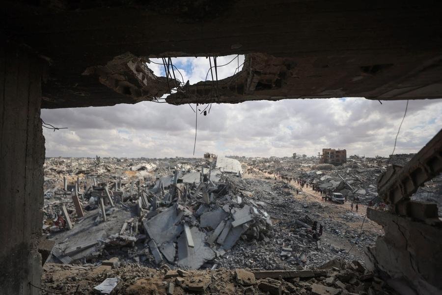 Guerra deixa grande destrui&ccedil;&atilde;o em Gaza