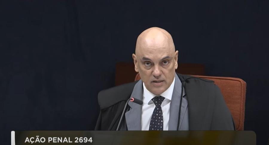 Moraes participa de julgamento de n&uacute;cleo da desinforma&ccedil;&atilde;o da trama golpista
