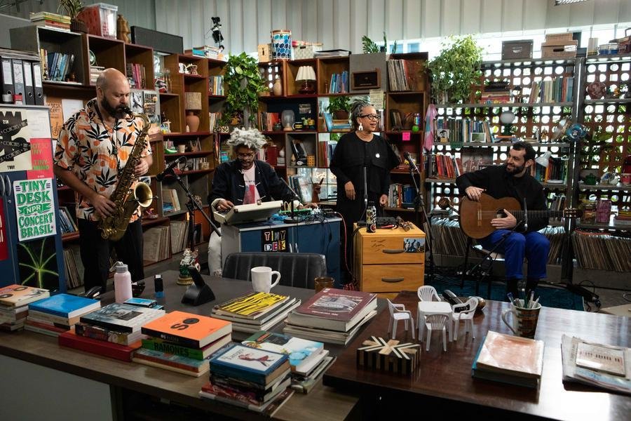 Met&aacute; Met&aacute; e Negro Leo no Tiny Desk Brasil