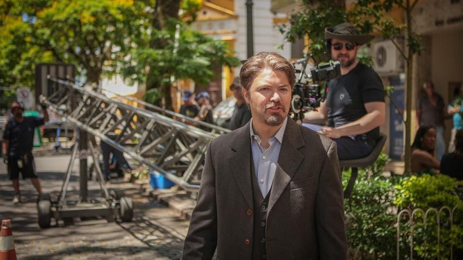 Set do longa-metragem 'Aba Larga', de Emiliano Ruschel