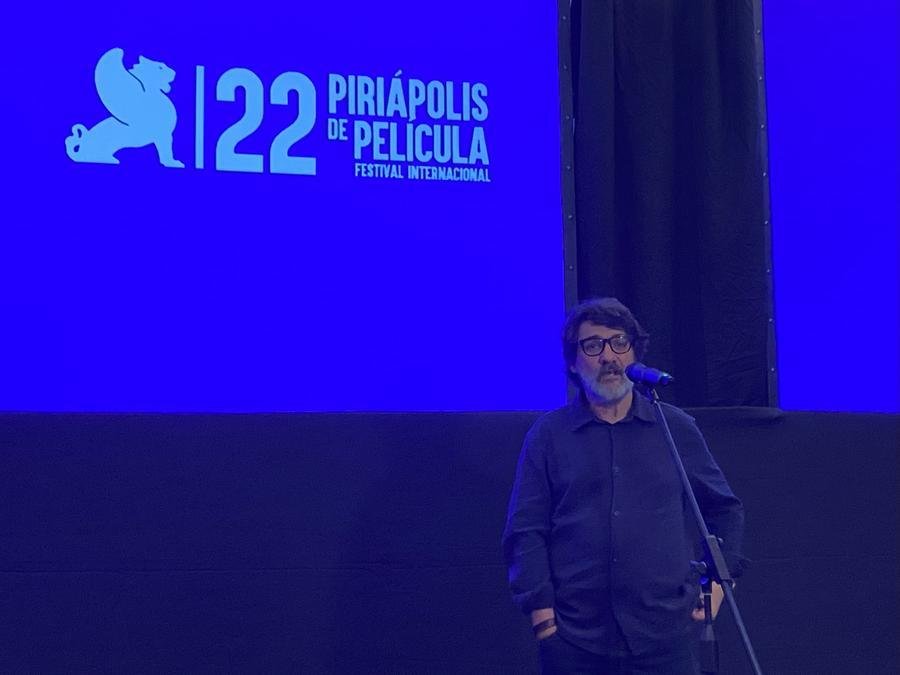 Ator uruguaio, rec&eacute;m chegado do Festival de San Seb&aacute;stian, na Espanha, agradeceu homenagem do Piri&aacute;polis de Pel&iacute;cula