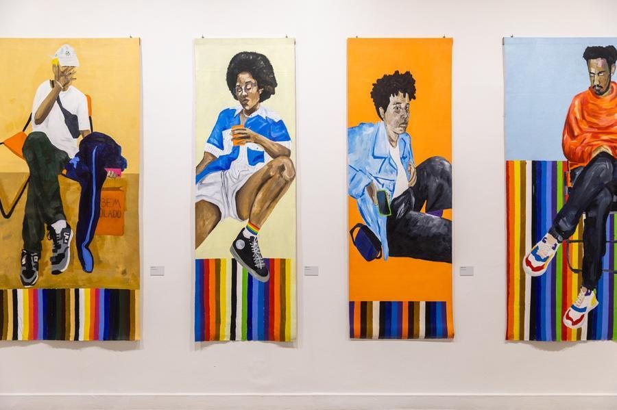 Detalhe de obra da artista Juliana de Oliveira