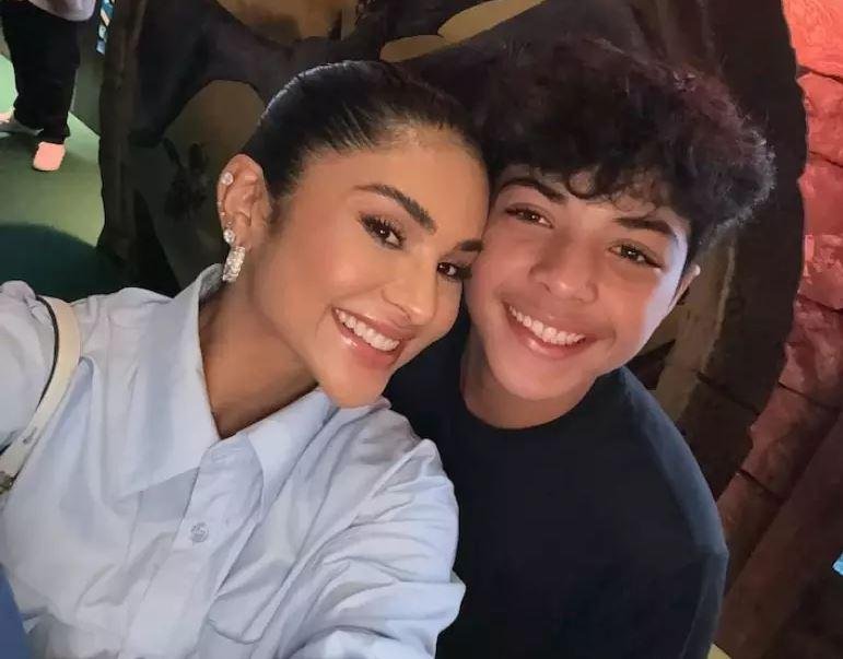 Mileide e o filho Yhudi, de 14 anos, fruto de rela&ccedil;&atilde;o da influenciadora com Wesley Safad&atilde;o