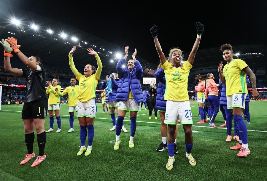 Sele&ccedil;&atilde;o Feminina fez a festa