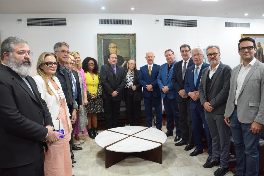 Cerim&ocirc;nia de lan&ccedil;amento da Comiss&atilde;o Especial de Apoio &agrave;s Maternidades e UTIs Neonatais.
Comiss&atilde;o e convidados