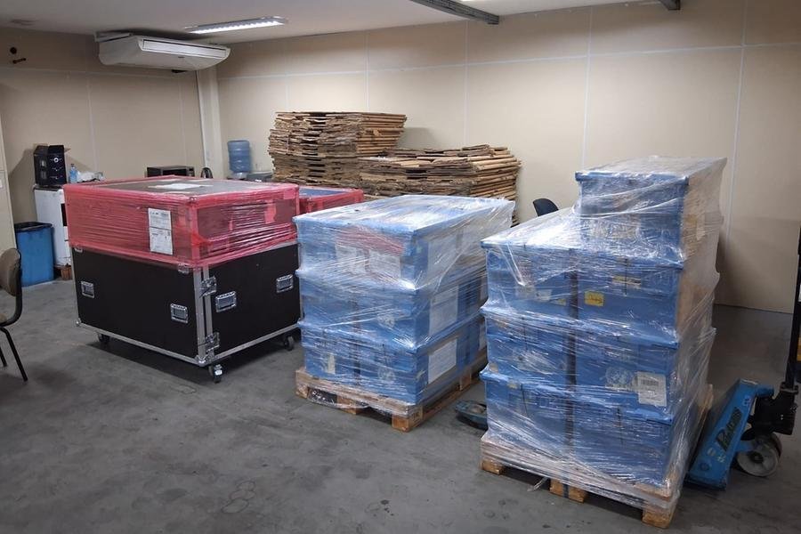 Doze remessas, com mais de 230 volumes e peso total de cerca de 25 toneladas, ser&atilde;o entregues em Bel&eacute;m para a COP30