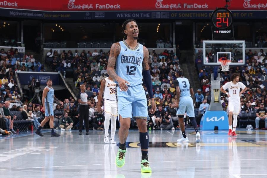 Ja Morant &eacute; suspenso pelos Grizzlies ap&oacute;s alfinetar comiss&atilde;o t&eacute;cnica do time
