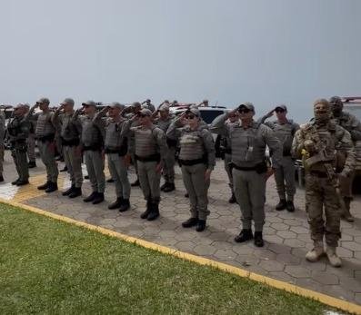 Lan&ccedil;amento da Opera&ccedil;&atilde;o Fronteira Segura em Torres