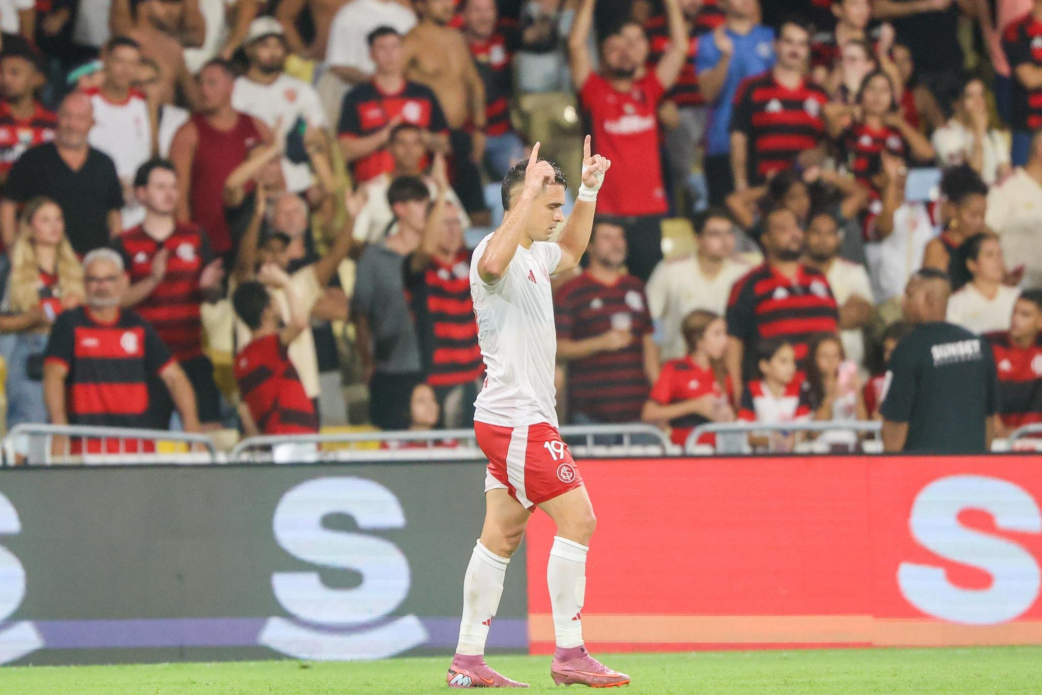 Com o gola&ccedil;o marcado contra o Flamengo, Borr&eacute; chegou a cinco na temporada