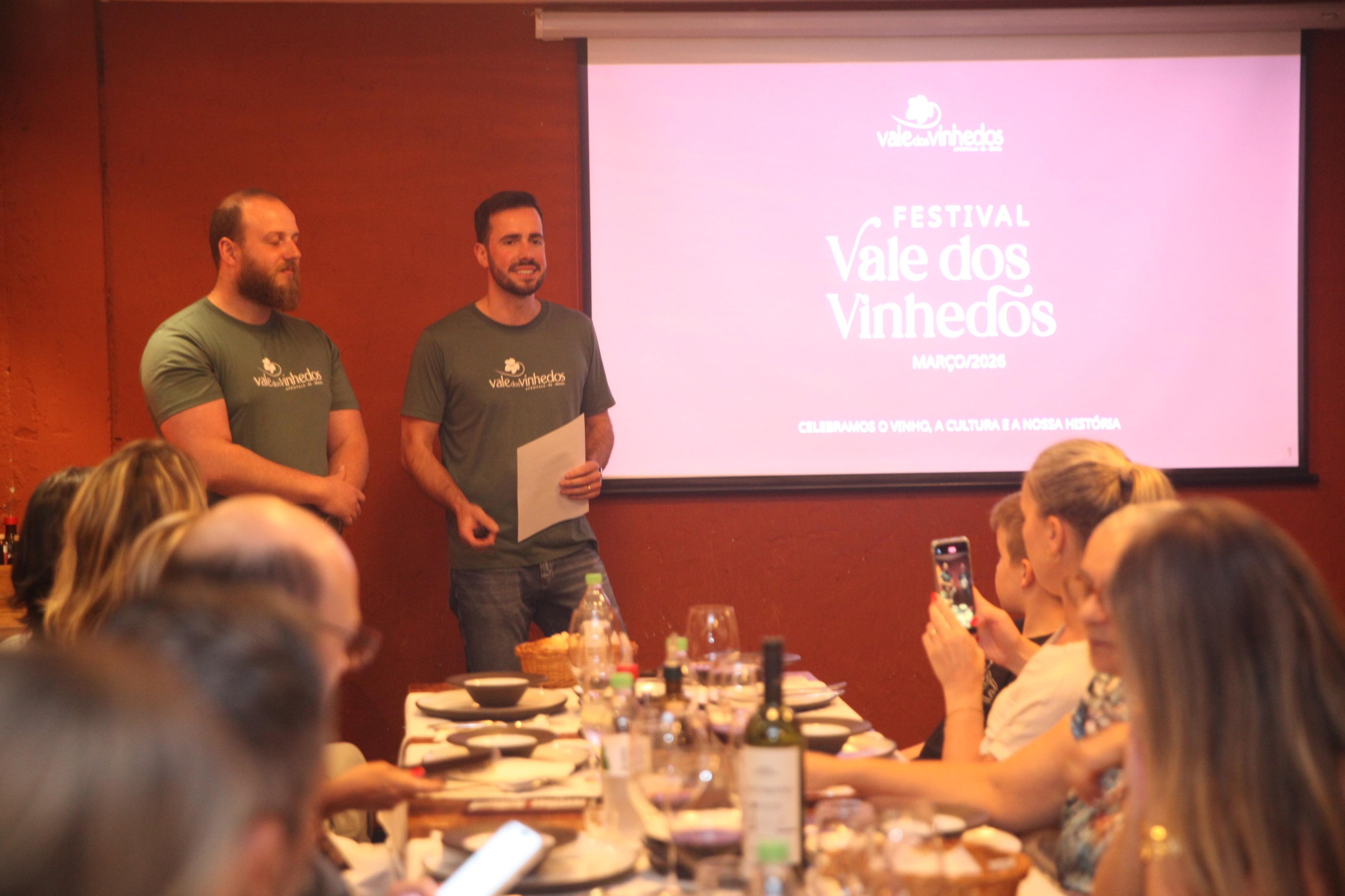 Um jantar na noite desta quinta-feira no restaurante Di Paolo, no bairro Anchieta, marcou o lan&ccedil;amento do festival