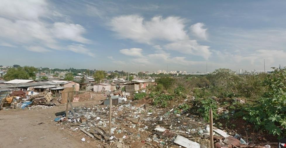 Loteamento Timba&uacute;va, na zona Norte de Porto Alegre