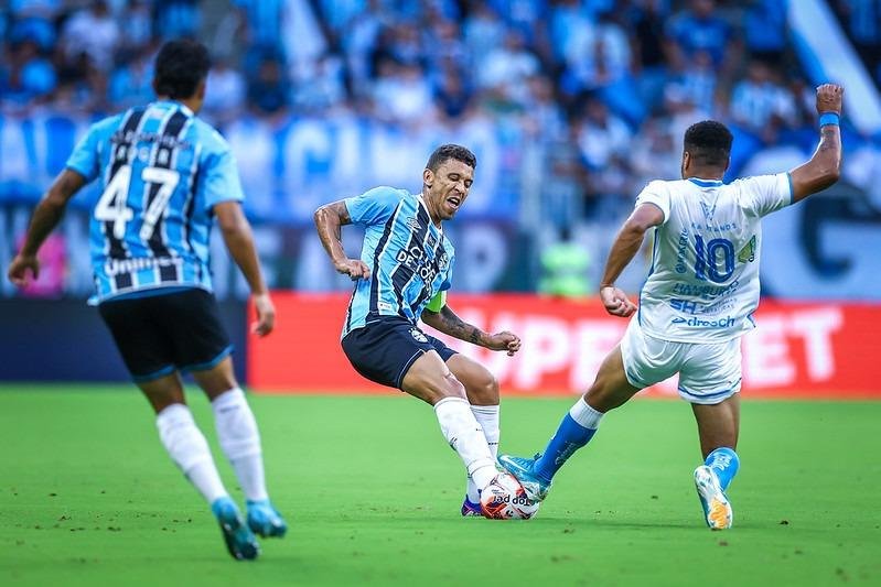 Gr&ecirc;mio venceu o Novo Hamburgo na Arena