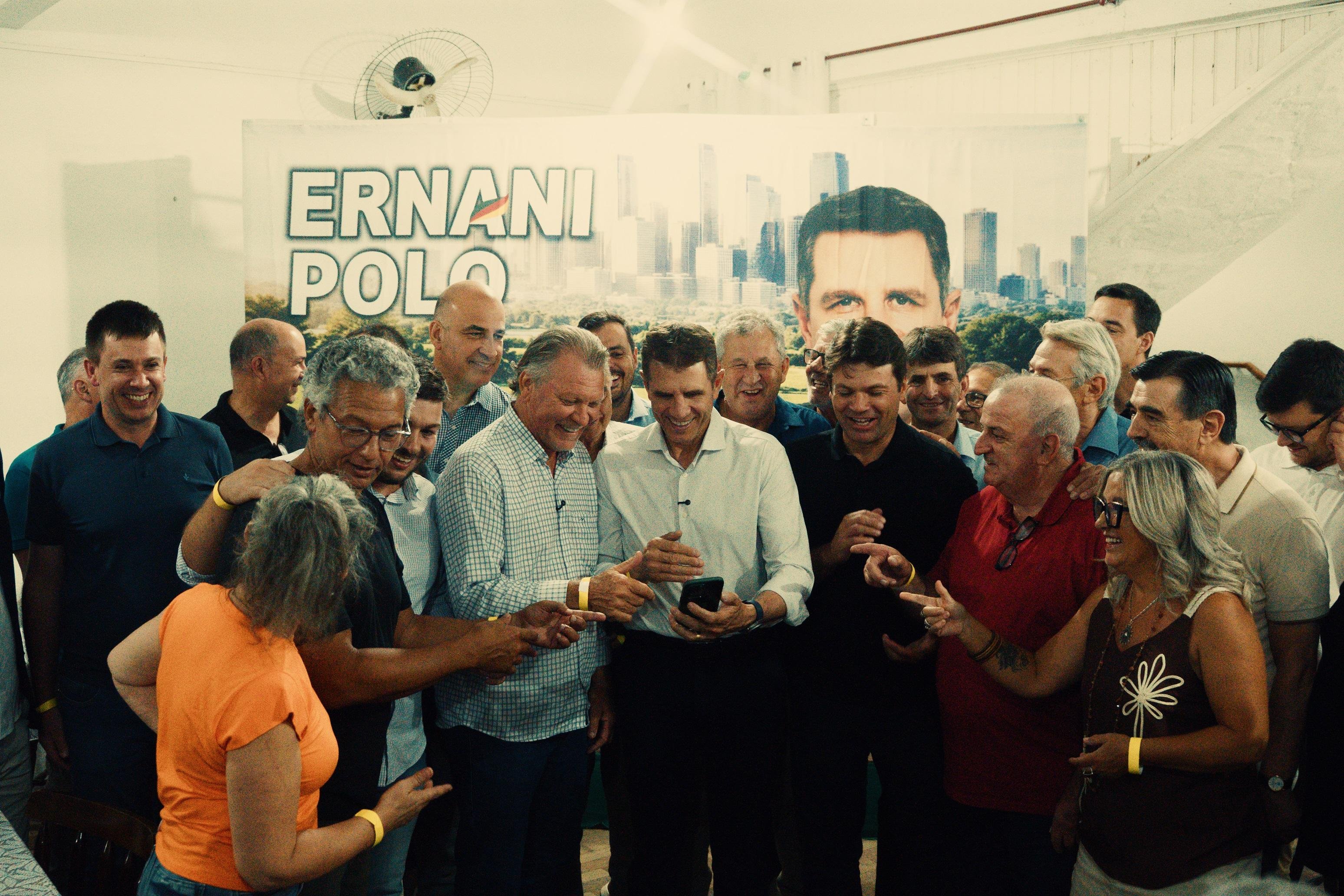 Grupo apoiador de Ernani Polo fez movimento na sexta-feira passada em Pelotas
