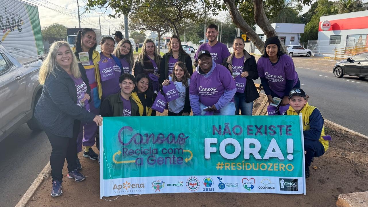 Durante a Semana da Reciclagem, o projeto dialogou com 22 mil pessoas