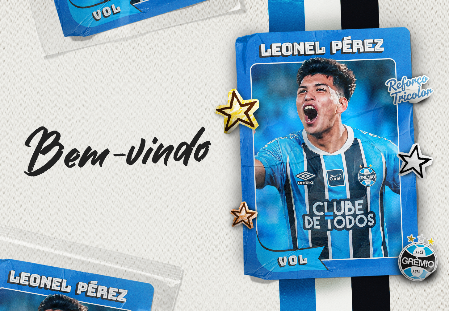 Leonel P&eacute;rez &eacute; o sexto refor&ccedil;o do Gr&ecirc;mio para a temporada