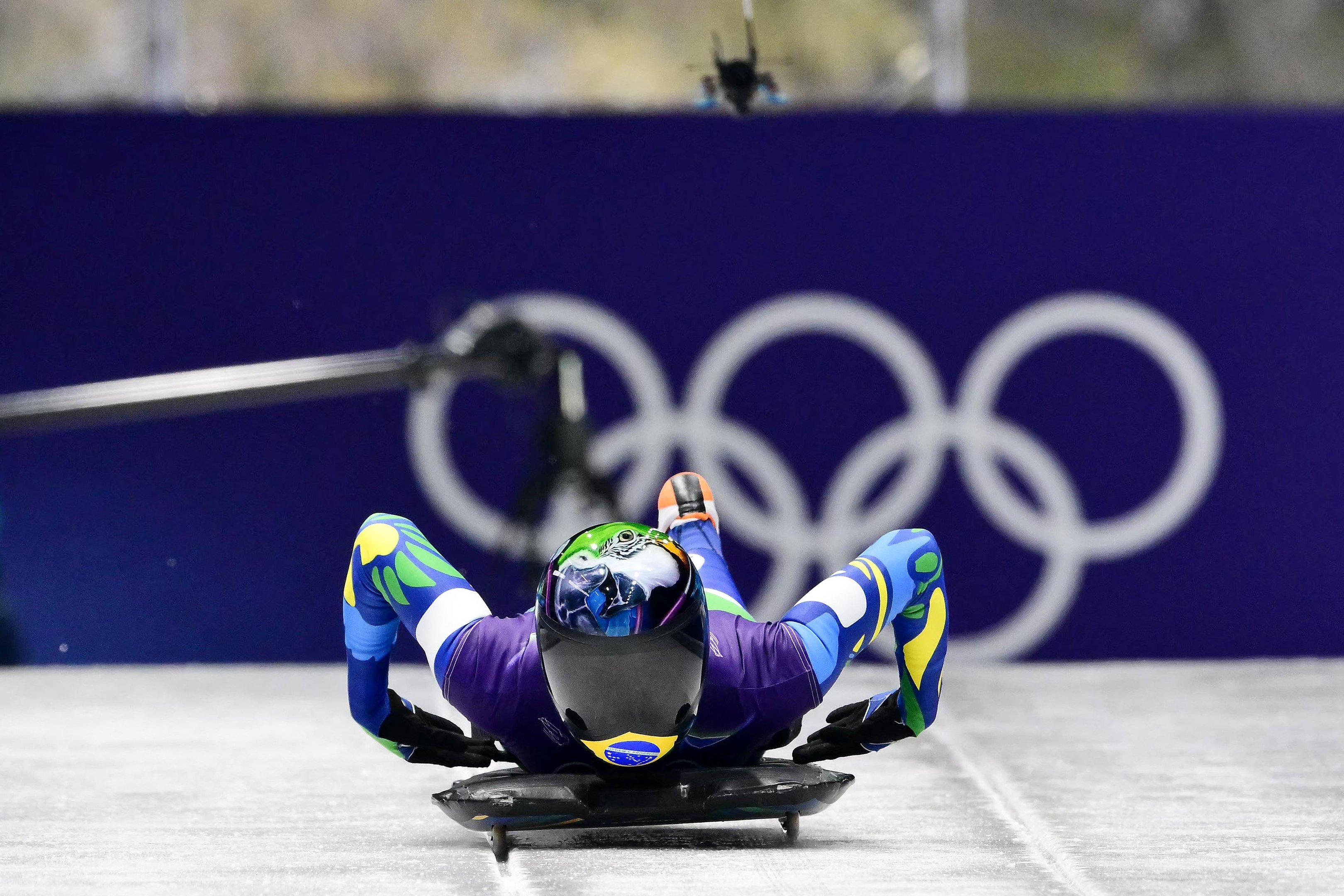 Treino das atletas de skeleton aconteceu em Cortina d'Ampezzo