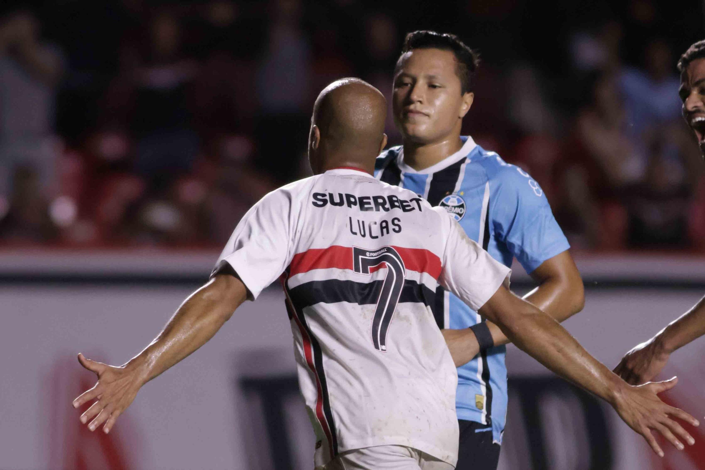 Lucas abriu o placar para o S&atilde;o Paulo, no Morumbis