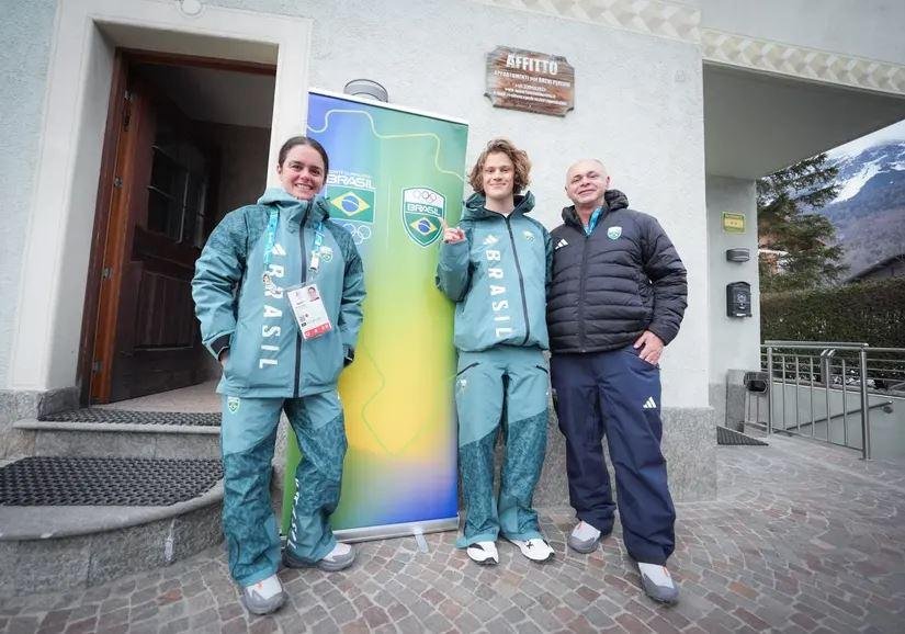 Lucas Pinheiro Braathen inicia preparação final para a prova de esqui alpino em Milão-Cortina