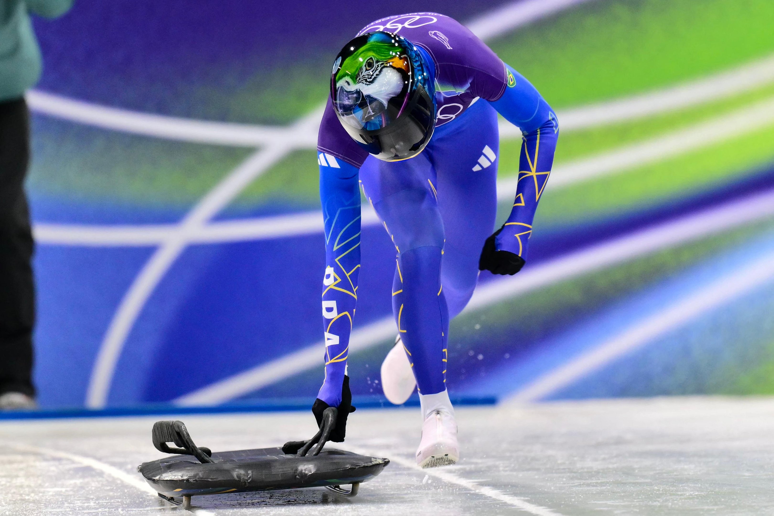Gaúcha faz sua primeira descida no skeleton nos Jogos Olímpicos de Inverno 