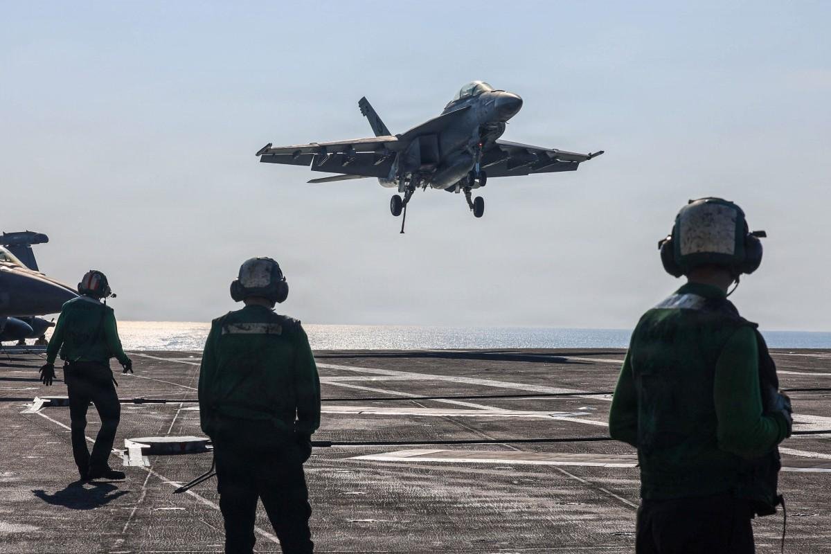 Trump anunciou que um segundo porta-avi&otilde;es americano partir&aacute; "muito em breve" para o Oriente M&eacute;dio