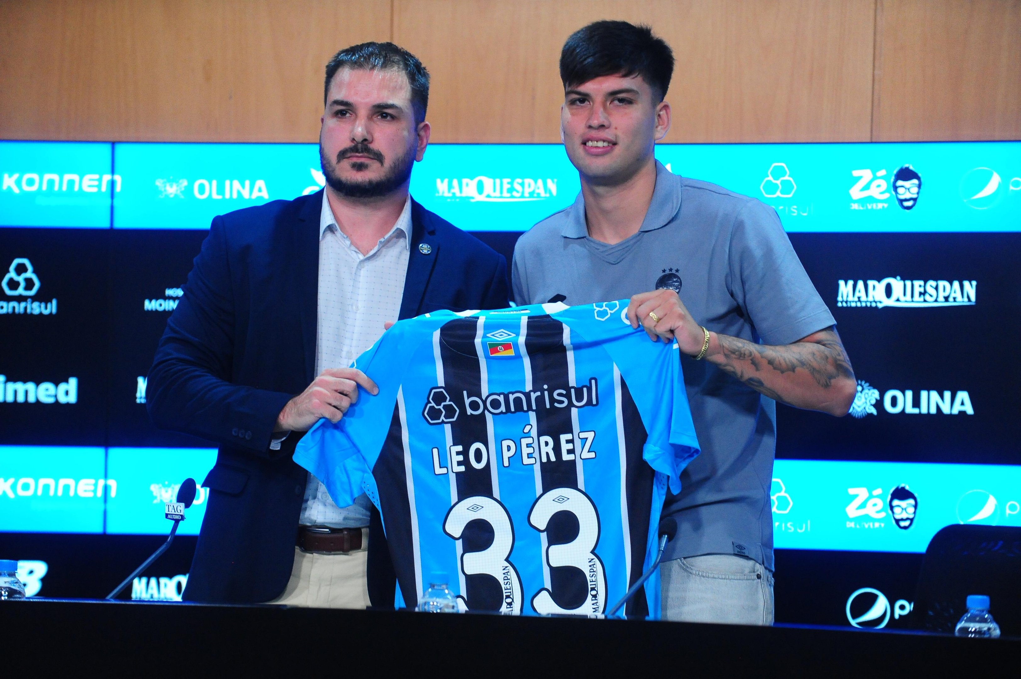 Leonel P&eacute;rez &eacute; o novo camisa 33 do Tricolor