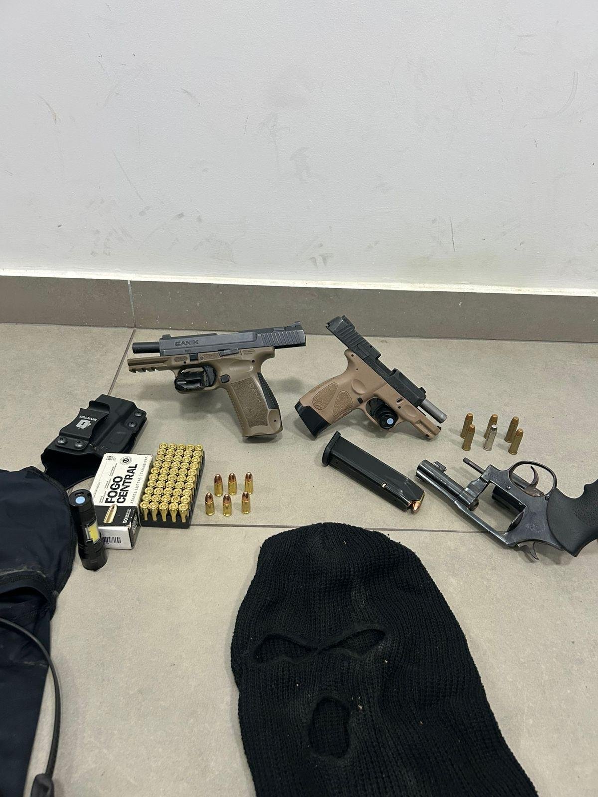 Pol&iacute;cia Civil apreendeu armas utilizadas na morte de homem em Atl&acirc;ntida Sul