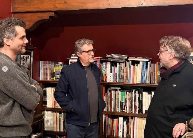Wagner Moura, Kleber Mendon&ccedil;a Filho e Guillermo del Toro em Los Angeles