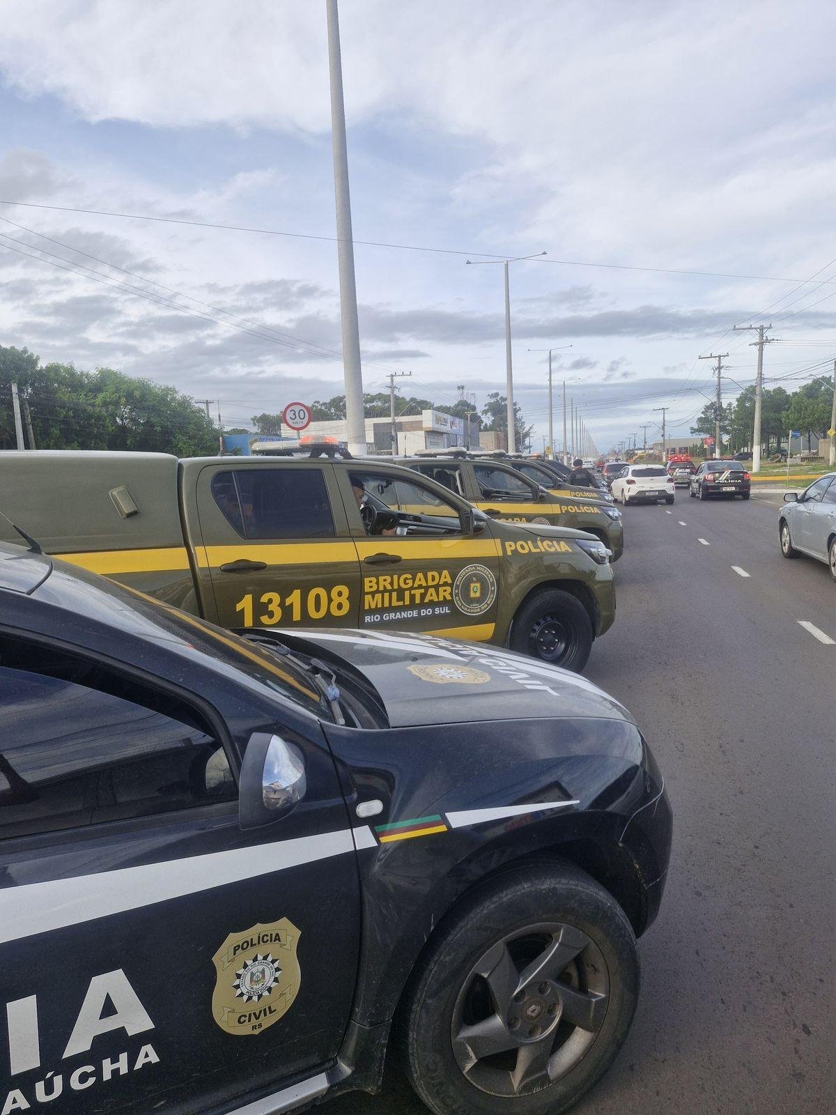 Opera&ccedil;&atilde;o reuniu equipes da Brigada Militar e Pol&iacute;cia Civil