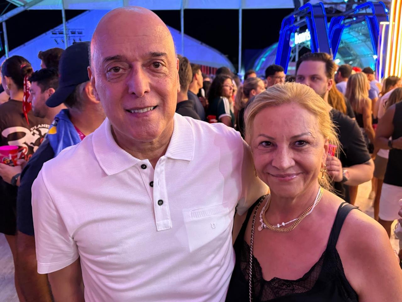 Gilmar e Zulma Veloz nas festas de Atl&acirc;ntida