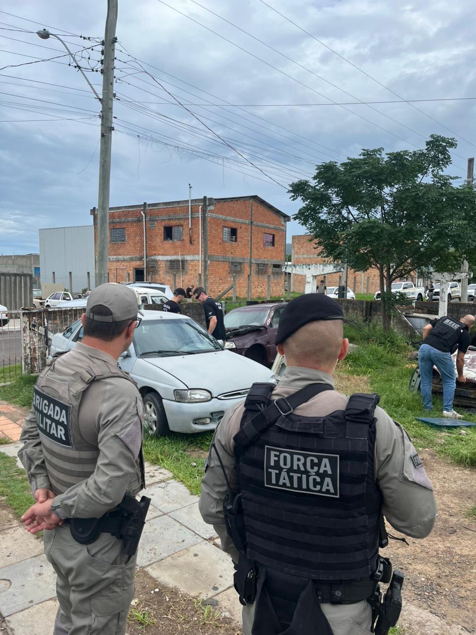 For&ccedil;a-tarefa foi composta pelas for&ccedil;as de seguran&ccedil;a do Estado