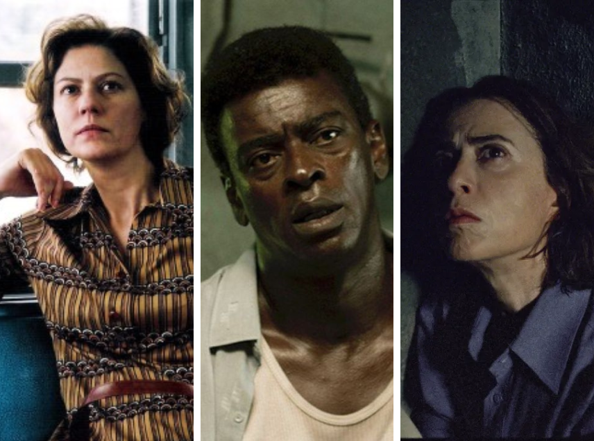Patr&iacute;cia Pillar em "Zuzu Angel", Seu Jorge em "Marighella" e Fernanda Torres em "Ainda Estou Aqui"